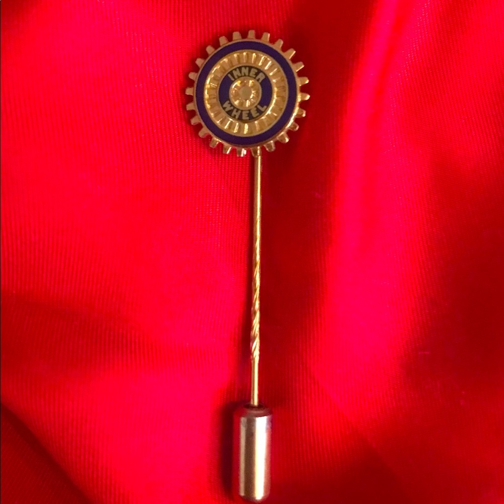 Vintage Rotary International Inner Wheel lapel pin